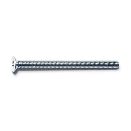 Midwest Fastener M3-0.50 x 40 mm Phillips Flat Machine Screw, Zinc Plated Steel, 50 PK 51478